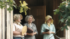 Women Leaving the Chapel